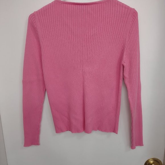 Splendor Pink Casual Sweater - Picture 3 of 3